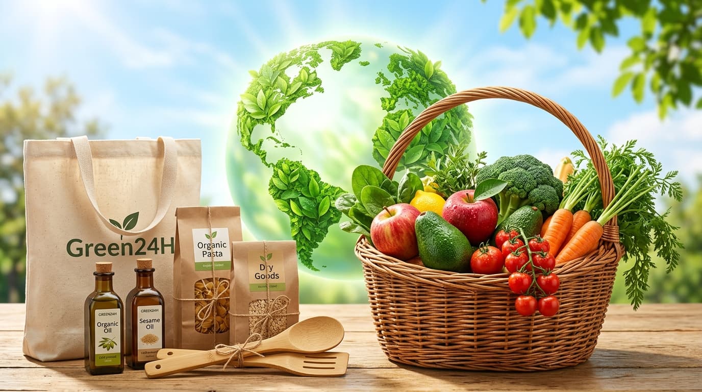 Green24H Mua sắm xanh - Nông sản hữu cơ & Sống bền vững